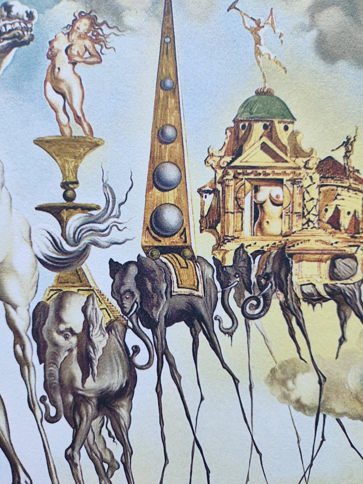 SALVADOR DALI The Temptation of St. Anthony HAND #'d PLATE SIGNED LITHOGRAPH art - Image 4 of 4