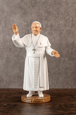 Pope Francis Resin Statue 10 H (25cm)
