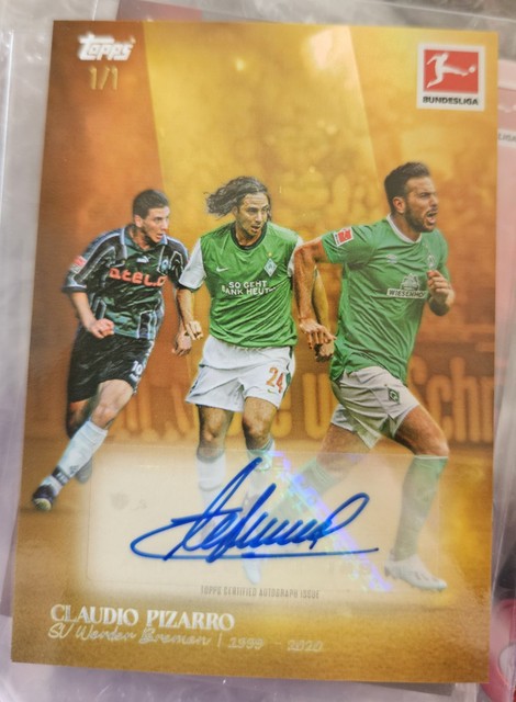 Topps International Stars Bundesliga 2025-26 Werder Bremen Claudio Pizarro Auto
