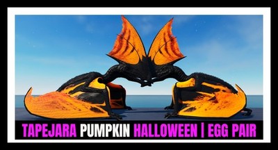 ARK Survival Ascended PvE TAPEJARA PUMPKIN HALLOWEEN EGG Pair PC/XBOX/PS5 ASA