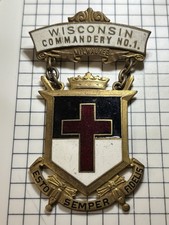 1910 Wisconsin #1, 31st Triennial Grand Encampment Chicago, IL medal