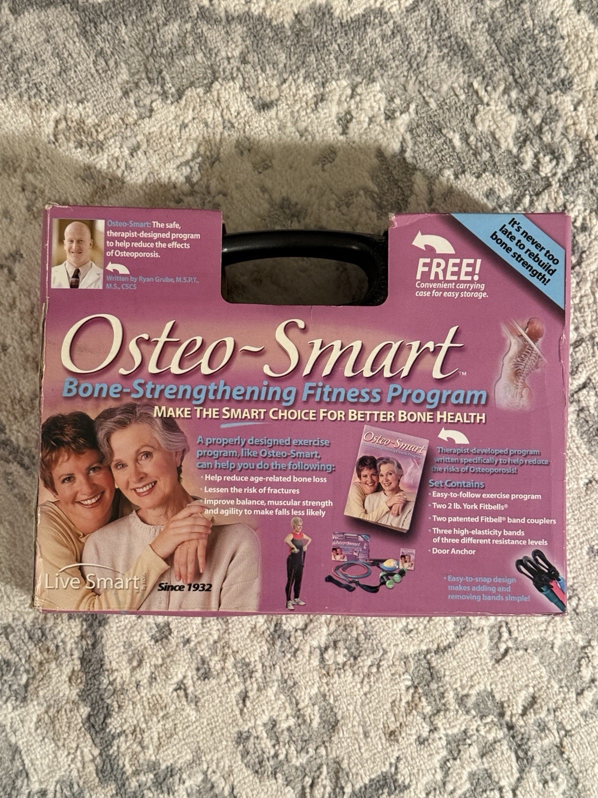 Osteo Smart Bone Strengthening Fitness Program York Fitbell Set Resistance Bands