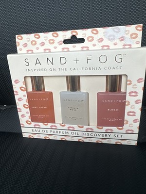Sand + Fog Eau De Parfum Discovery Set 3 x 0.5 oz Girl Crush Vanilla Musk Bloom