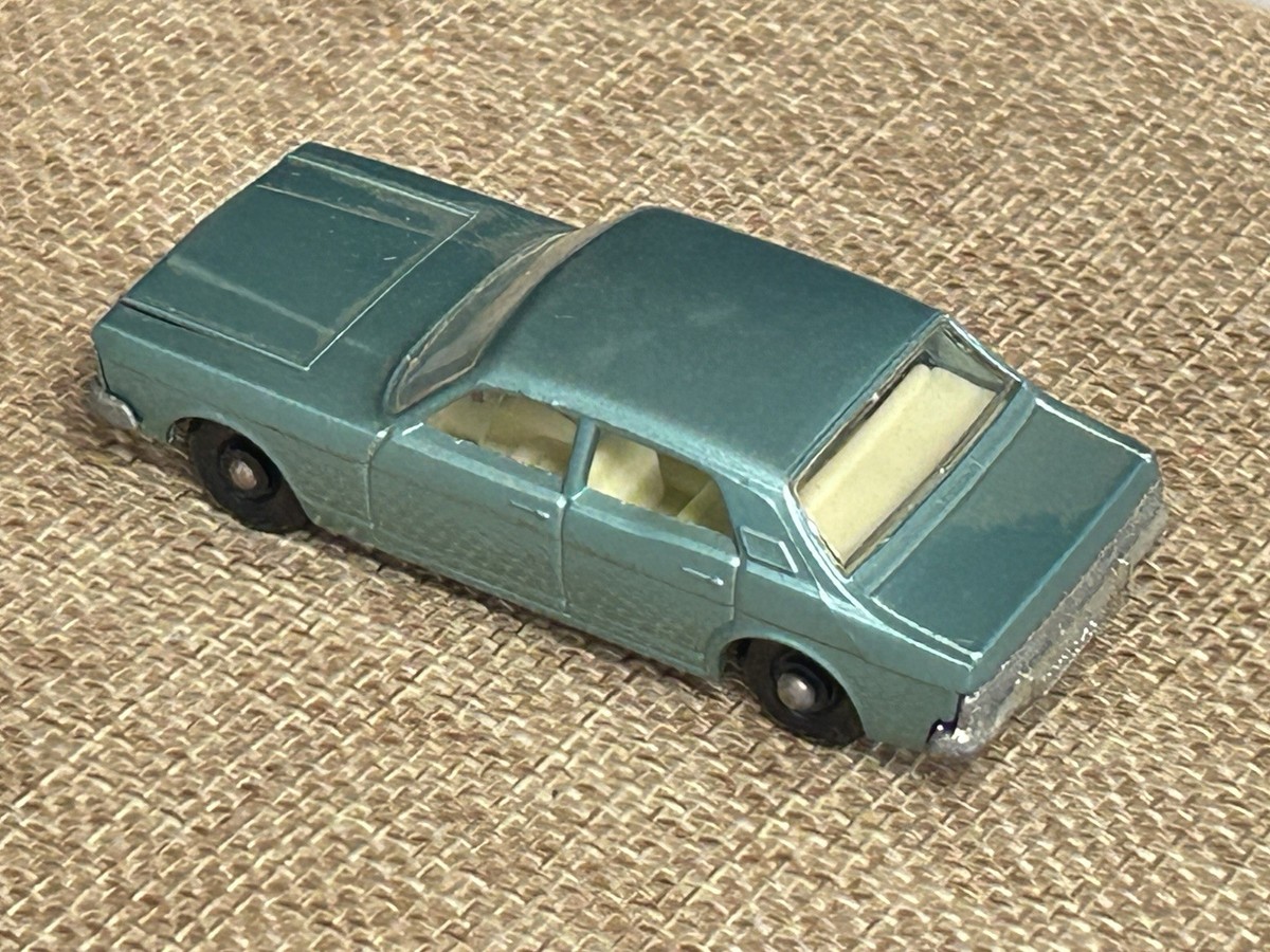 Vintage Matchbox Lesney No. 53 Light Blue Ford Zodiac MK IV