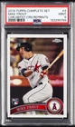 2019 TOPPS COMPLETE SET CHROME GREATEST CARD REPRINTS #4 MIKE TROUT PSA 9