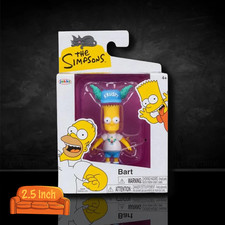 Bart Simpson With Krusty Hat The Simpsons Action Figure 2 1/2" Scale