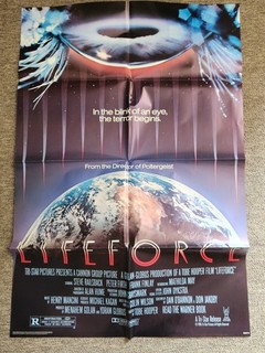 1985 Lifeforce Original One Sheet Movie Poster 27x40"
