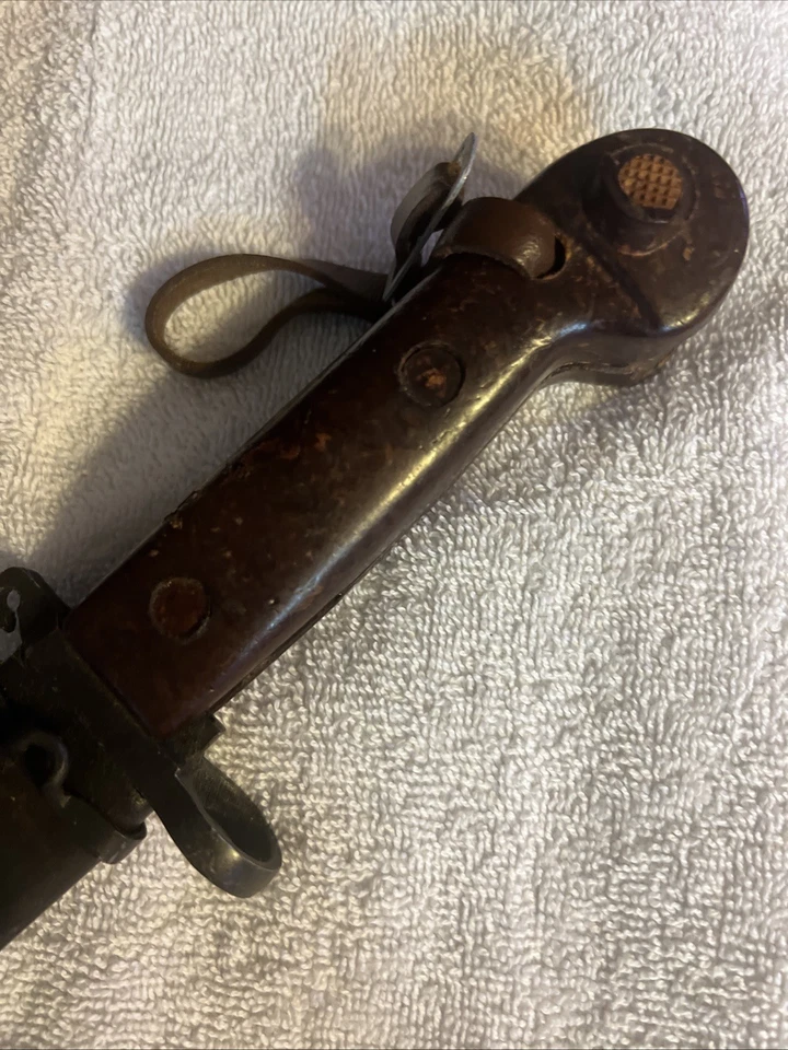 Vaina Cuchillo Bayoneta Hoja Fija Baquelita Rumana - Estilo Ruso Calidad DKL Foto 2 de 4