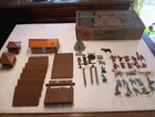 Vintage 1957, Marx, Fort Apache, Stockade Playset, #3647 Original Box
