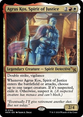 Agrus Kos, Spirit of Justice #184 (NM) Murders at Karlov Manor (MKM) MTG