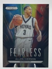 2024-25 Panini Prizm Draft Picks - Fearless Allen Iverson #17 Silver Prizm