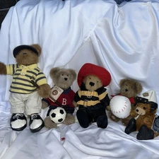 Boyds Bearington Harley For Your Little Guy Soccer Baseball Fireman Golf Biker