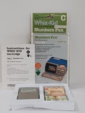 VTech Whiz Kid Numbers Fun 1984, Original Box Cards/Cassettes/Inst Missing 1Card