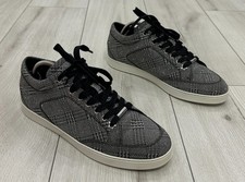 Jimmy Choo Miami Glitter Sneakers Silver Size EU 41 Fits EU 39.5 US 9.5 Trainers