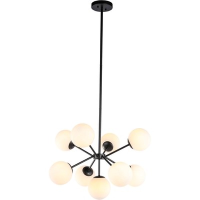 Living District LD5028D27BK Jupiter Pendant Black