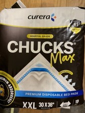 Chucks MAX XXL Hospital Grade Bed Pads Disposable Adult 30x36 - 2 Packs 13each