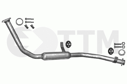 Silencieux intermédiaire Suzuki Samurai 1.3 stop bruit et fuites gaz