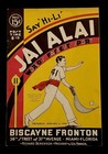1938 Biscayne Jai Alai program. First year w/ Iconic cover art. Rare vintage.