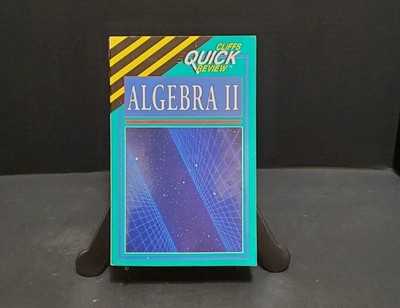 Cliffs Quick Review Algebra II Mathematics Study Guide Reference Vintage