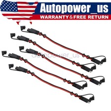 5PCS Power Connectors Cable 2 Pin Quick Disconnect Polarized Wire 14 Gauge 12"