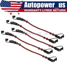 5PCS Power Connectors Cable 2 Pin Quick Disconnect Polarized Wire 14 Gauge 12"