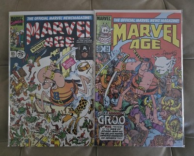 MARVEL AGE #24 & #85/NM+ (Groo)