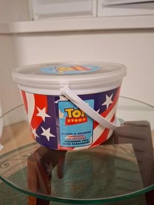 Toy Story Bucket O Soldiers Disney Thinkway Sammlerbox mit 2 Fallschirmspringer