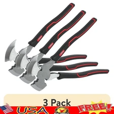 10 Inch Fencing Demolition Pliers Heavy Duty Steel Hammer Staple Puller Tool New