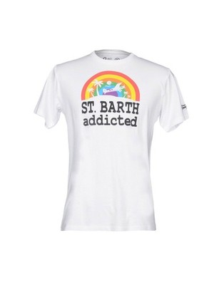 T-Shirt MC2 Saint Barth Addicted Gr.M -30% SALE Kostüm Shirt Regenbogen NEU