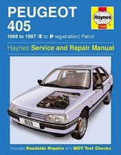 Peugeot 405 Petrol Service and Repair..., Rendle, Steve