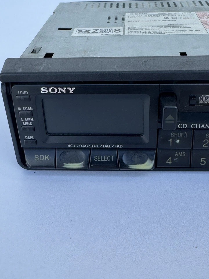 Autoradio Sony XR- 7072 Autoradio Vintage - Bild 2 von 4