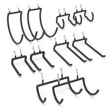 Pegboard Drill Holder, Peg Board Utility Hooks, 10 Pack Heavy Duty Peg Board ...