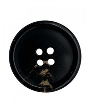 Bottone in corno naturale 4 fori – Ø 18 mm Lineato 28 11328-28-18