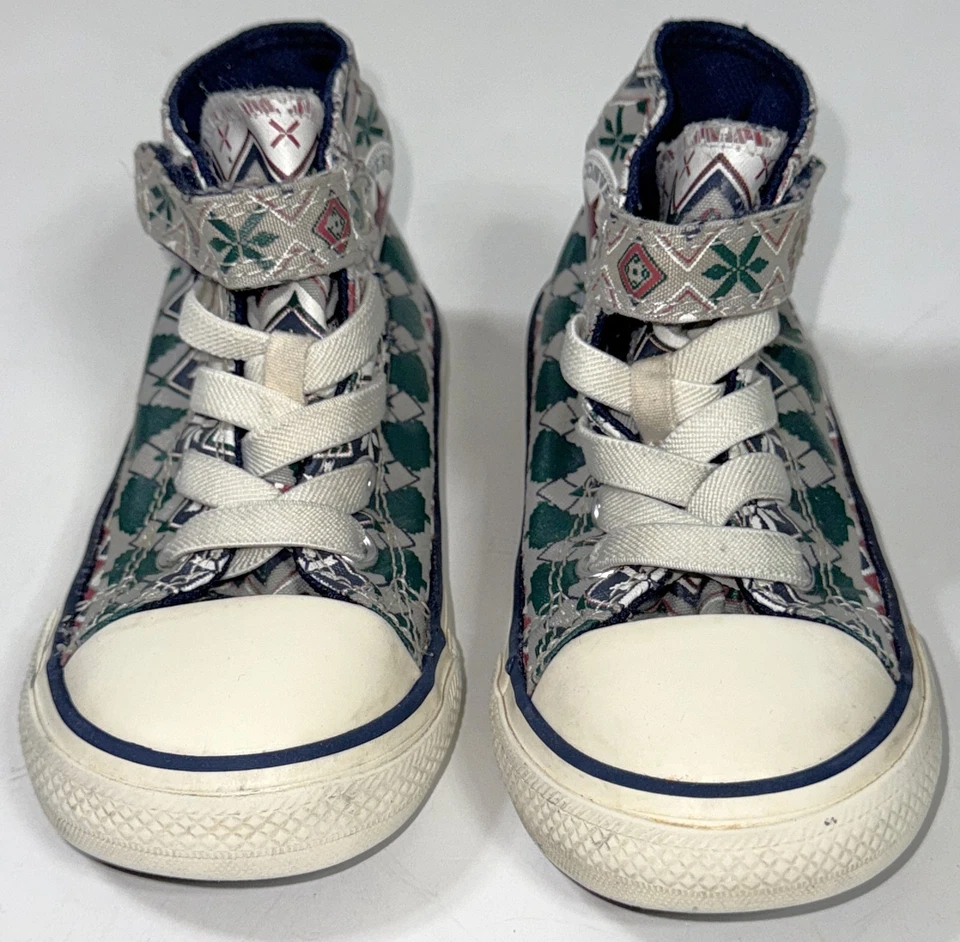 Converse Chuck 70 Ash Stone Suéter de Vacaciones Invierno Copo de Nieve Zapatilla Alta Zapato 8 Foto 2 de 4