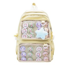 School Backpack for Girls Ita Bag with Pin Display Insert Cute Anime Backpack...