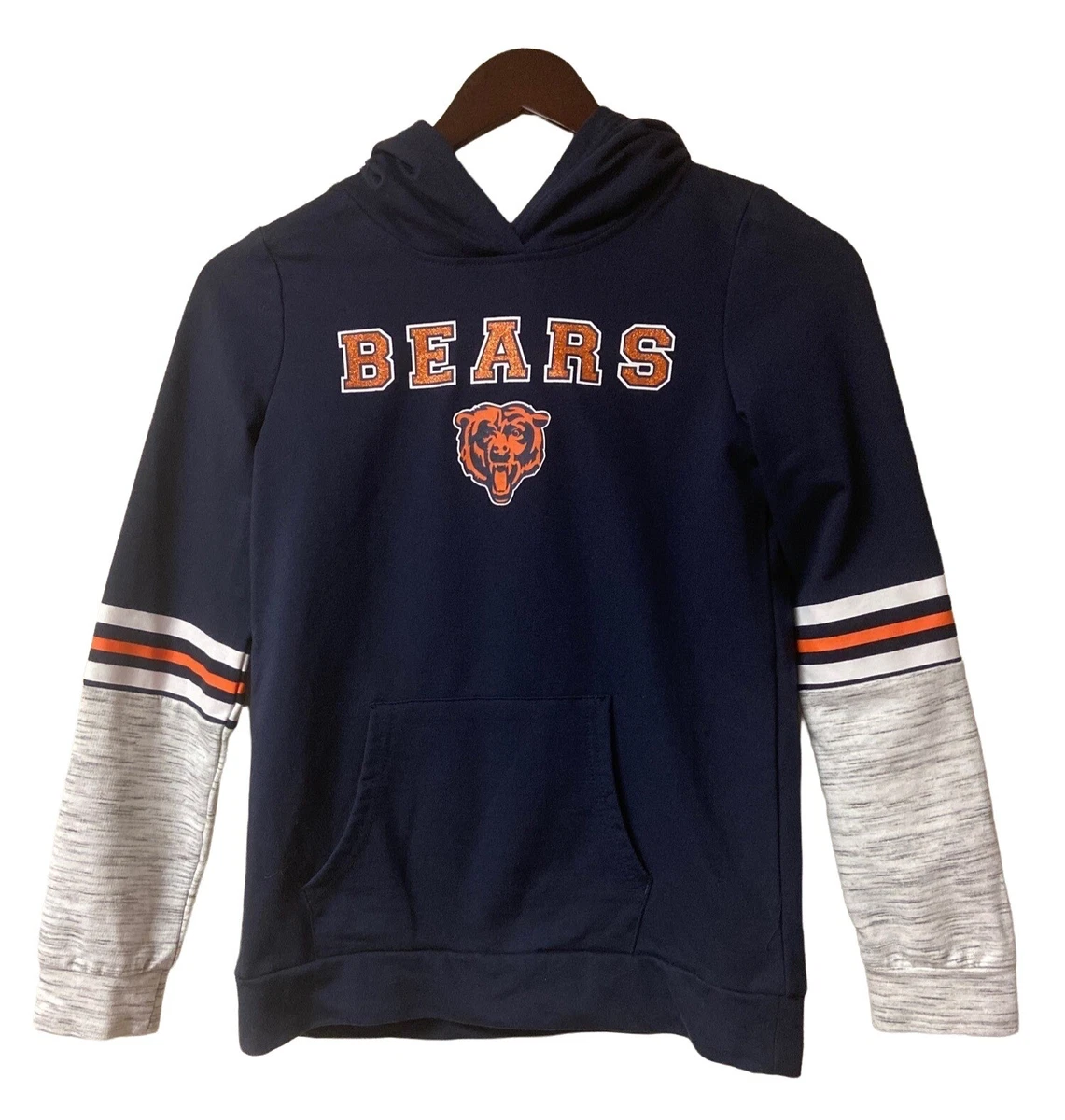 NFL Apparel Chicago Bears Football Hoodie Girl s Size Medium