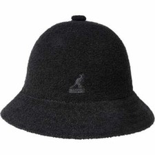 Kangol Black Limited Edition Bermuda Casual Hat in S,M, L SAMPLE