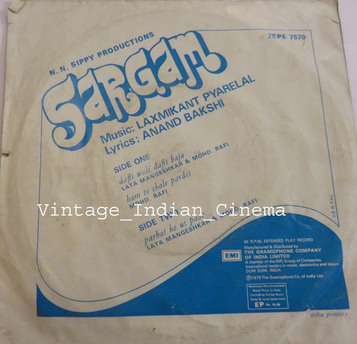 Tezaab Madhuri Wala Gana Sargam 1976 Rishi Jaya Rafi Lata