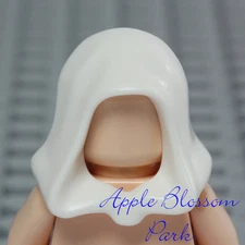 NEW Lego Minifig WHITE HOOD Star Wars Jedi Hat Castle Kingdoms Peasant Head Gear