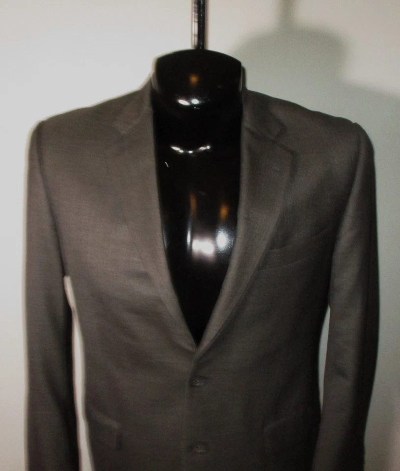 40R BURBERRY London Brown Wool Blazer Suit Jacket Size 40R - Image 2 of 4