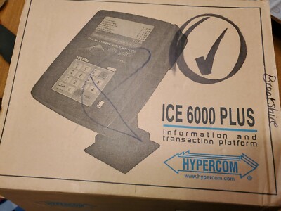 Hypercom Ice 6000 Plus information and transaction platform card reader