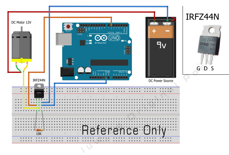 N-Channel Depletion Mode MOSFET Transistors IRFZ44N MOSFET Transistor ...