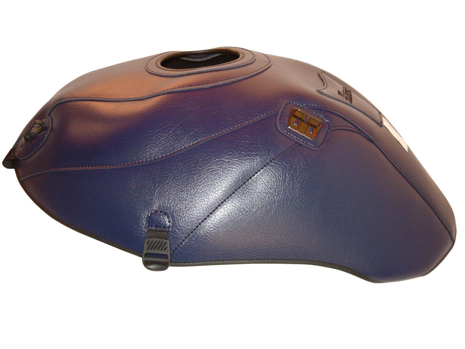 Protège-réservoir Top Sellerie bleu nuit haut de gamme pour Suzuki Bandit 600 1995-1999