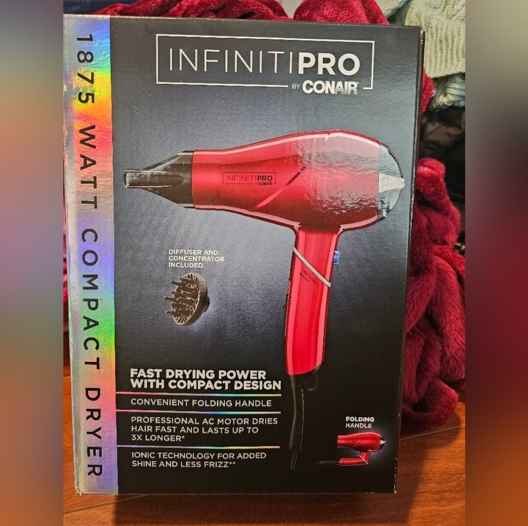 NEW IN THE BOX ION PRO COMPACT DRYER 
1875 WATTS ION | Accessories | New In The Box Ion Pro Compact Dryer 875  main image 2