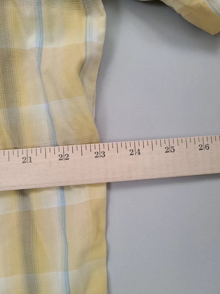 Breakwater Shirt Mens Extra Large Yellow Button Up Casual Comfort Outdoors - Image 4 of 4