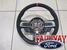 18 Thru 20 Mustang Oem Ford Alcantara Suede Steering Wheel Shelby Gt350r Red 18 Thru 20 Mustang Oem Ford Alcantara Suede Steering Wheel Shelby Gt350r Red