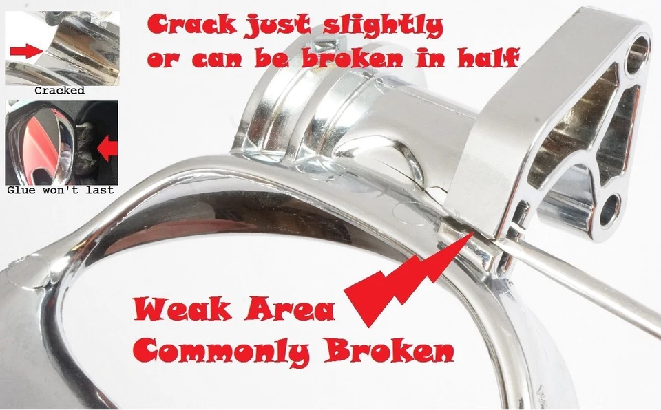 Manija interior de puerta interior de metal mejorado para pasajero delantero/trasero derecho HHR Foto 2 de 4