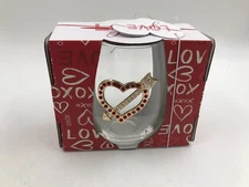 Home Essentials 16oz Boxed Heart with Arrow Stemless Wine Glass BB01B14029