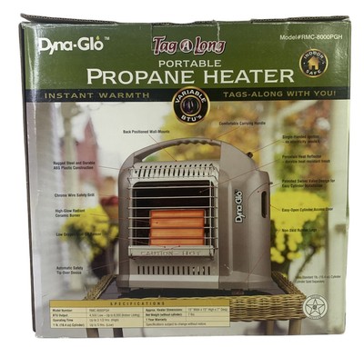 Dyna-Glo Tag A Long RMC-8000PGH Portable Gas Fired Propane Heater NOB | eBay