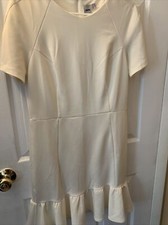 Asos white dress 12 cream
